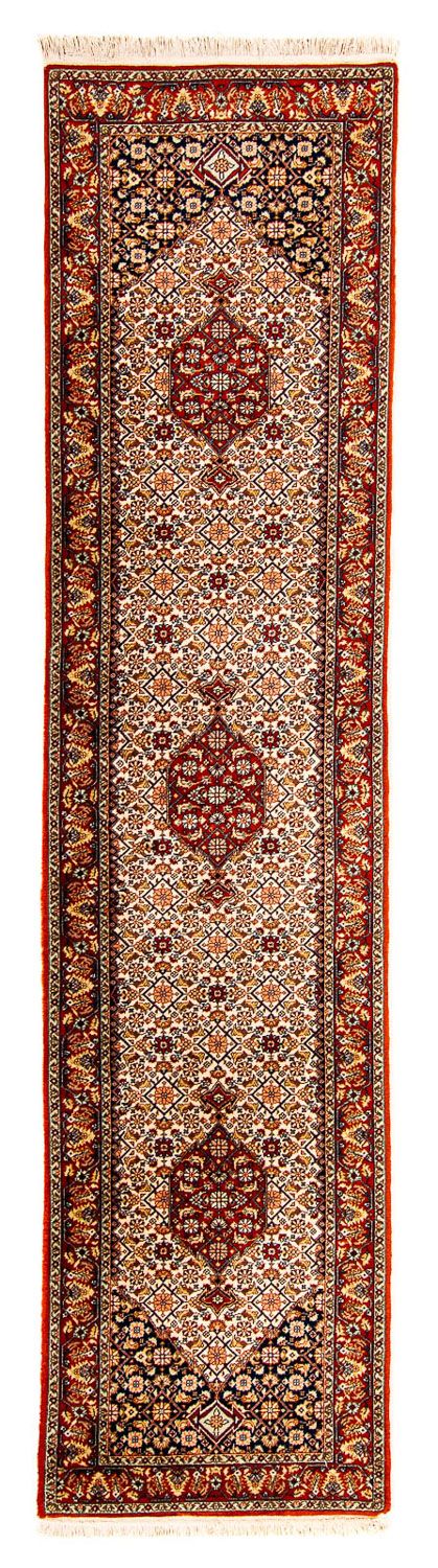 Loper Oosters tapijt - Bijar - Indus - 340 x 77 cm - beige