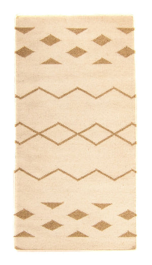 Kelim tapijt - Trendy - 150 x 76 cm - beige