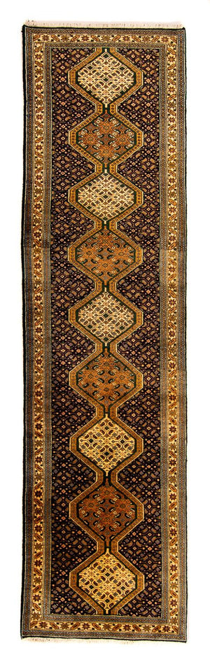 Loper Perzisch Tapijt - Nomadisch - 297 x 70 cm - donkerblauw