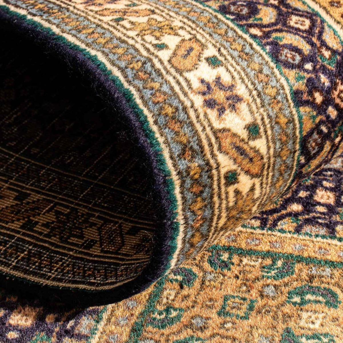 Loper Perzisch Tapijt - Nomadisch - 297 x 70 cm - donkerblauw