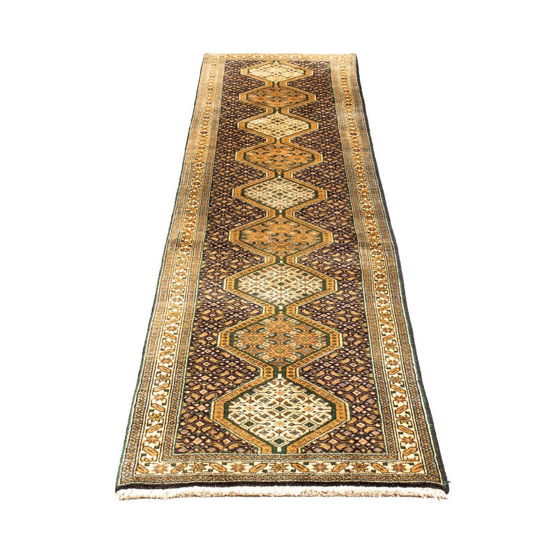 Loper Perzisch Tapijt - Nomadisch - 297 x 70 cm - donkerblauw