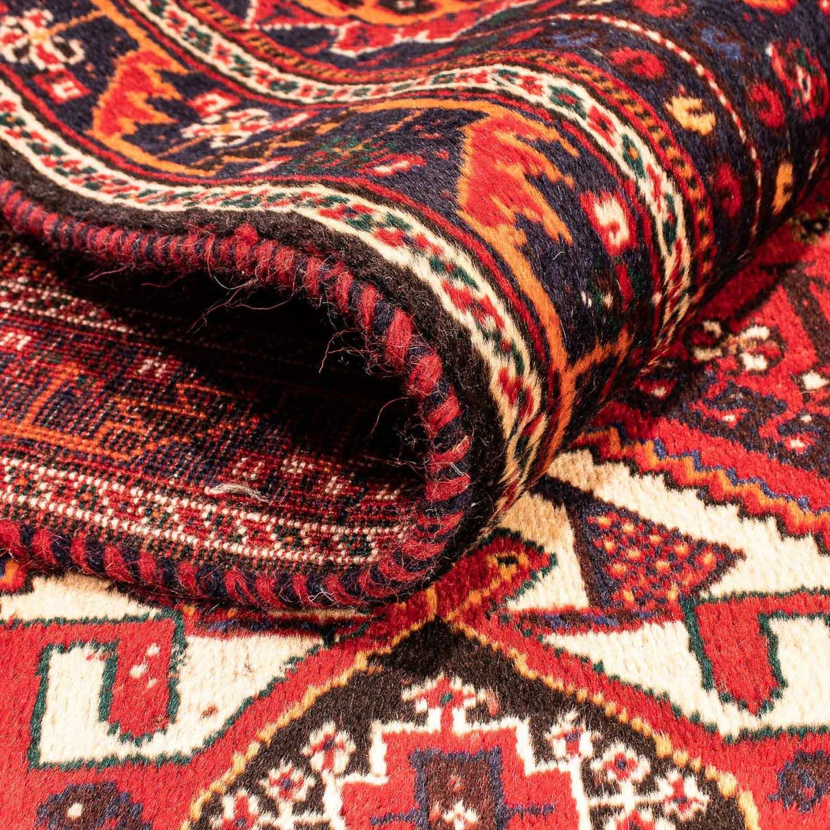 Loper Perzisch Tapijt - Nomadisch - 312 x 112 cm - rood