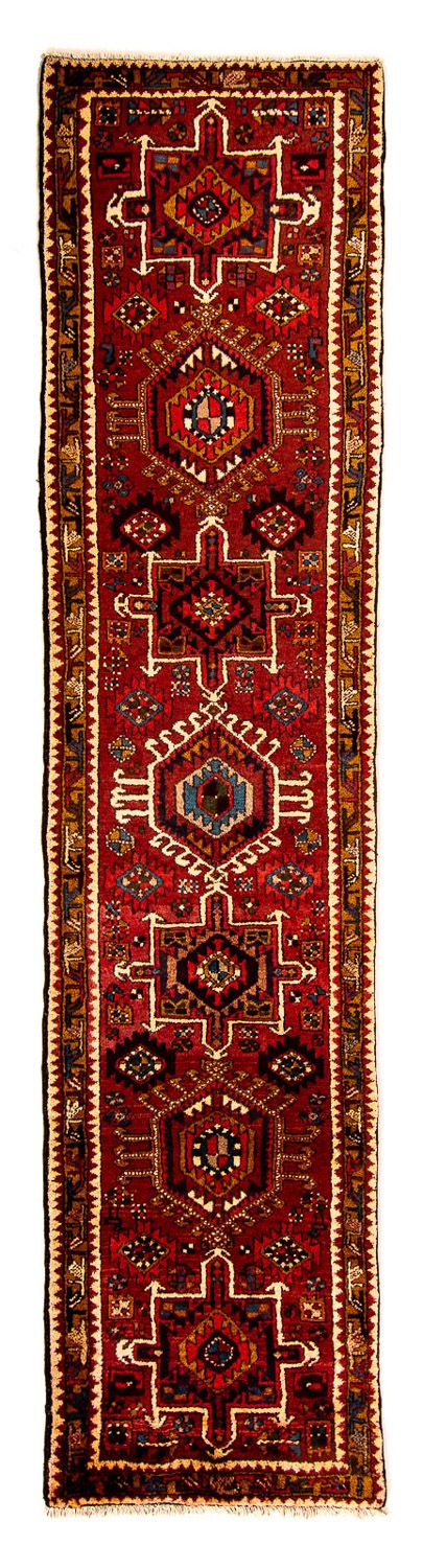 Loper Perzisch Tapijt - Nomadisch - 306 x 74 cm - donkerrood