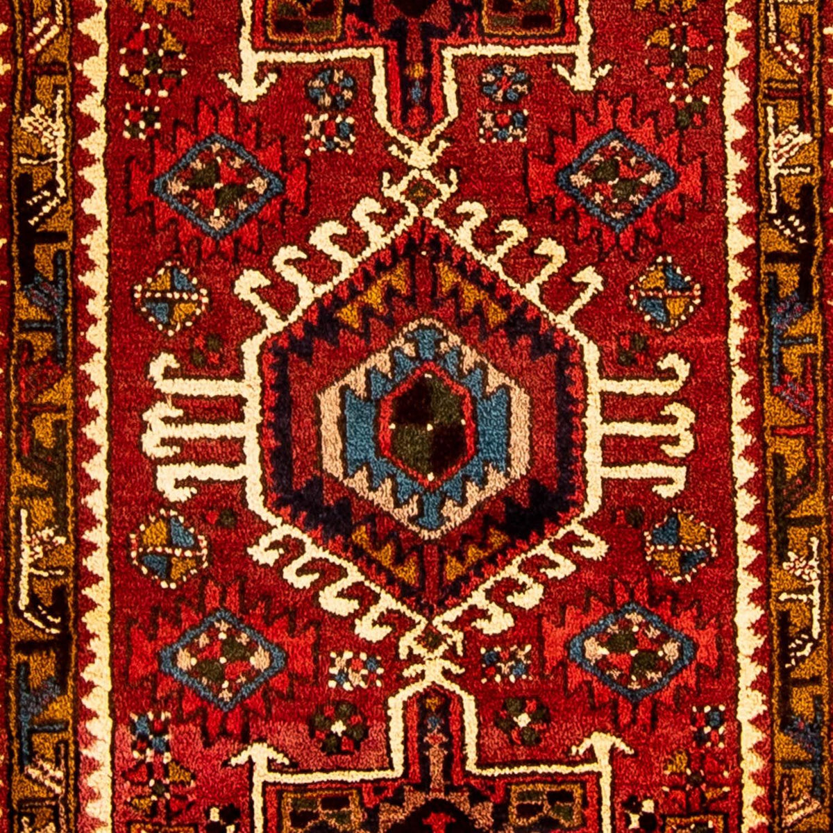 Loper Perzisch Tapijt - Nomadisch - 306 x 74 cm - donkerrood