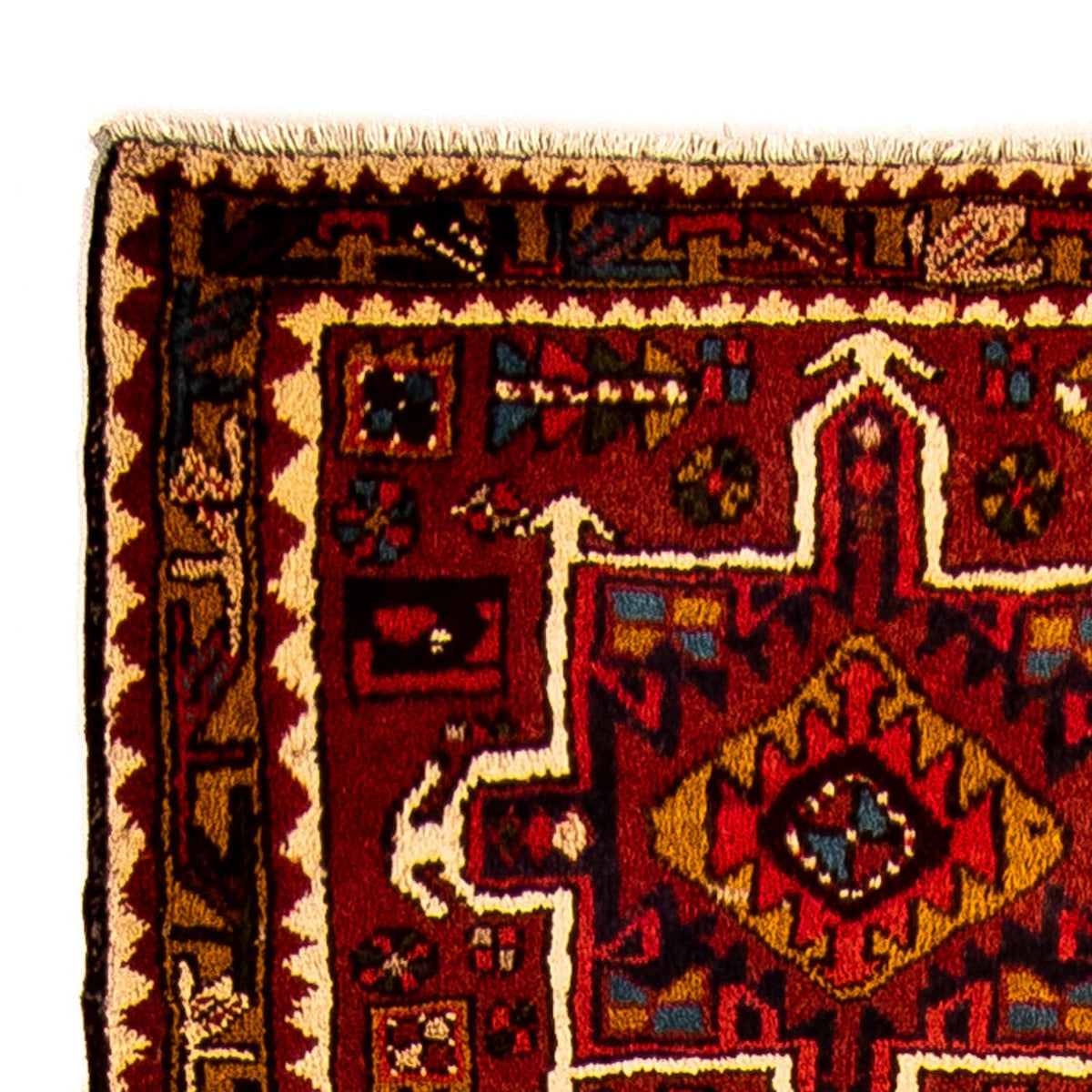 Loper Perzisch Tapijt - Nomadisch - 306 x 74 cm - donkerrood