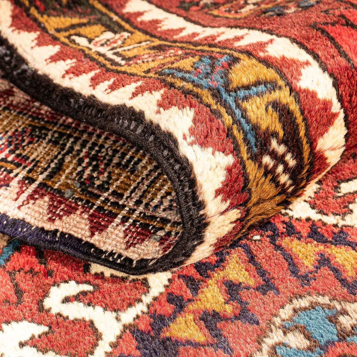 Loper Perzisch Tapijt - Nomadisch - 306 x 74 cm - donkerrood