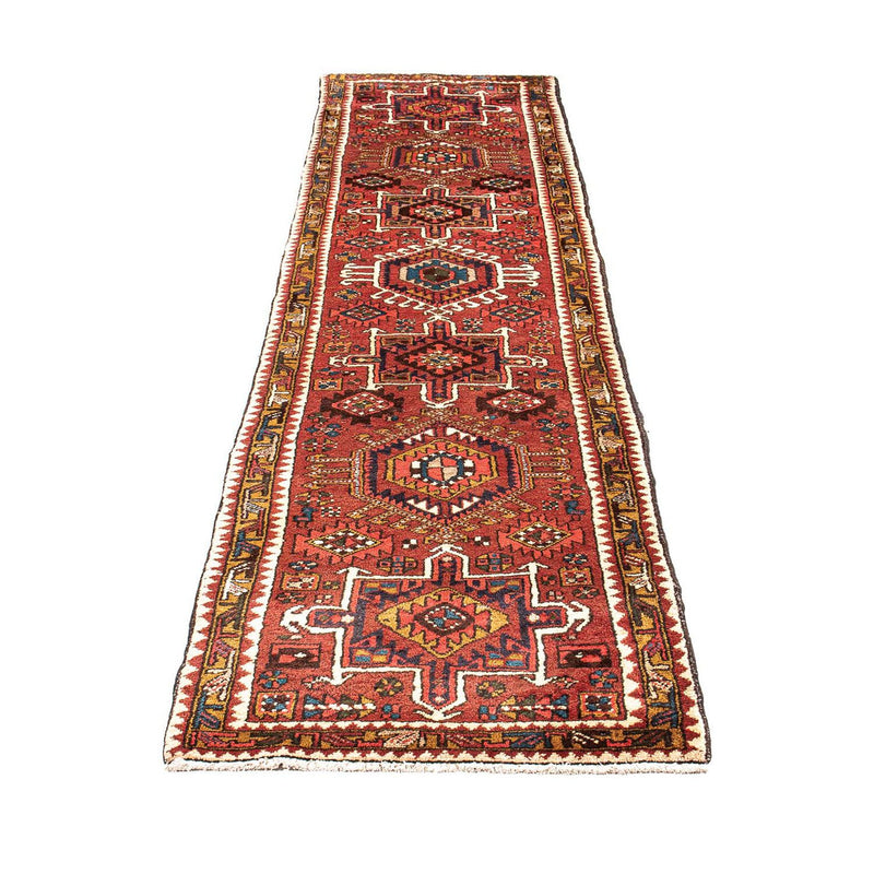 Loper Perzisch Tapijt - Nomadisch - 306 x 74 cm - donkerrood