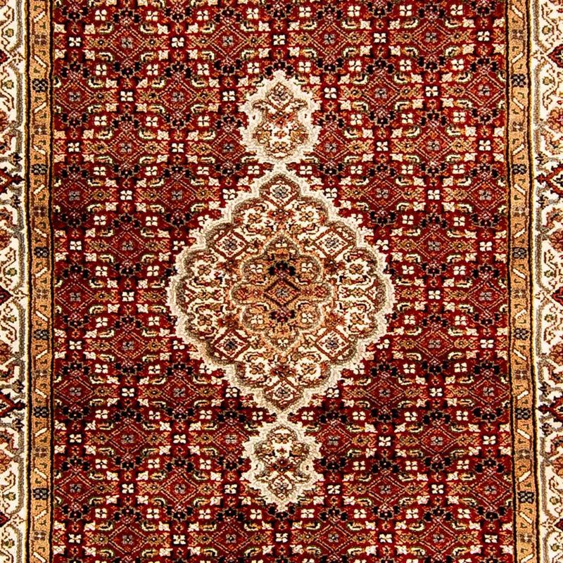 Loper Oosters tapijt - Tabriz - 296 x 83 cm - donkerrood