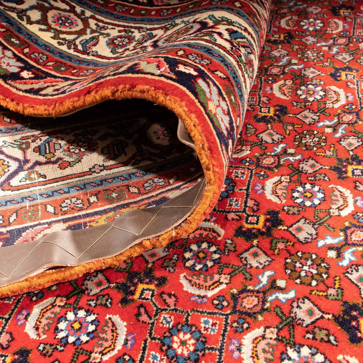 Perzisch tapijt - Bijar - 300 x 204 cm - rood