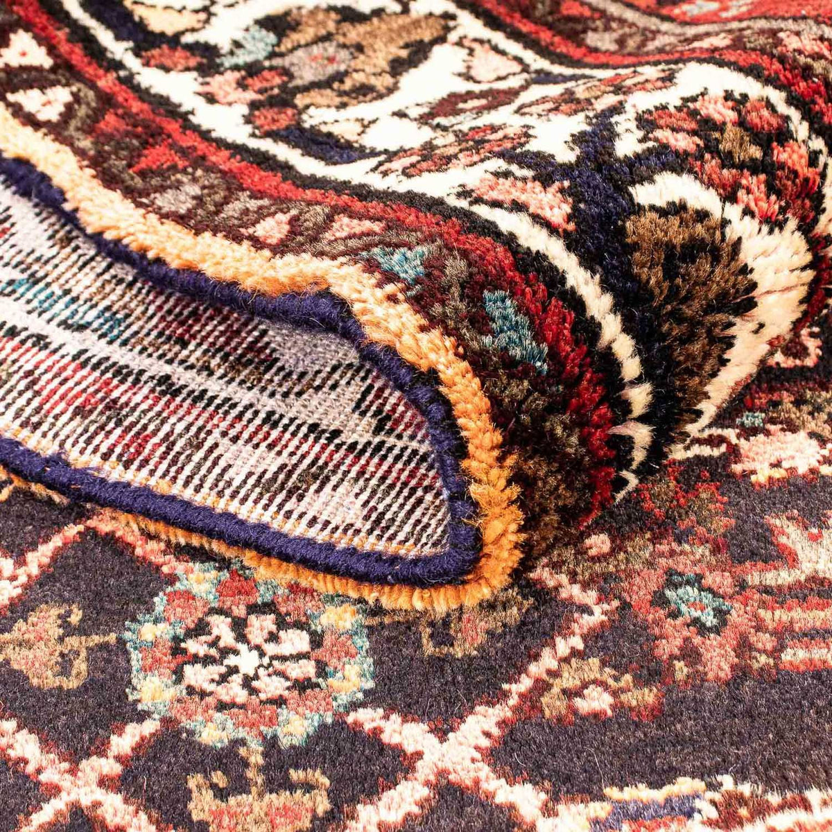 Loper Perzisch Tapijt - Nomadisch - 228 x 100 cm - donkerblauw