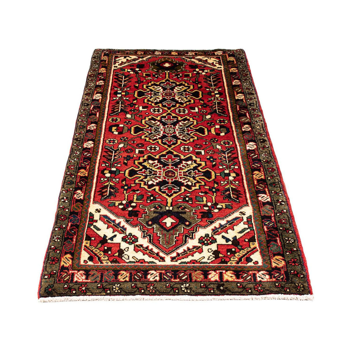 Loper Perzisch Tapijt - Nomadisch - 213 x 86 cm - donkerrood