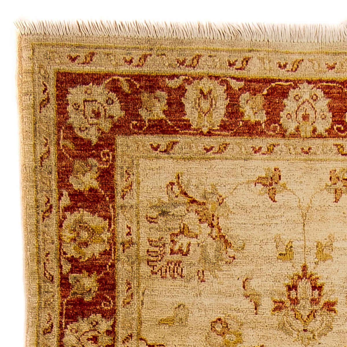 Loper Ziegler tapijt - 216 x 100 cm - lichtbruin