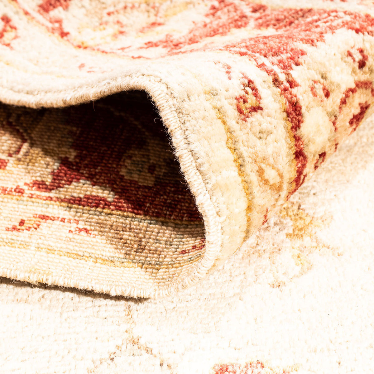 Loper Ziegler tapijt - 216 x 100 cm - lichtbruin