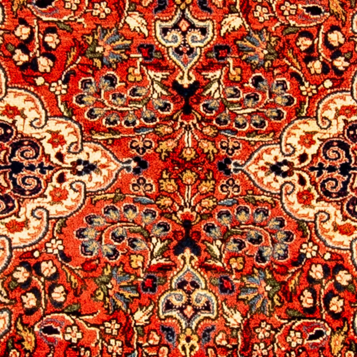 Loper Perzisch tapijt - Bijar - Koninklijk - 207 x 77 cm - licht rood