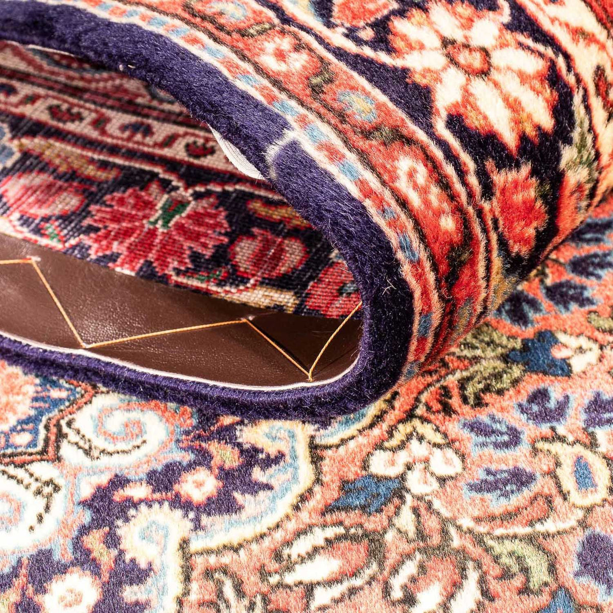 Loper Perzisch tapijt - Bijar - Koninklijk - 207 x 77 cm - licht rood