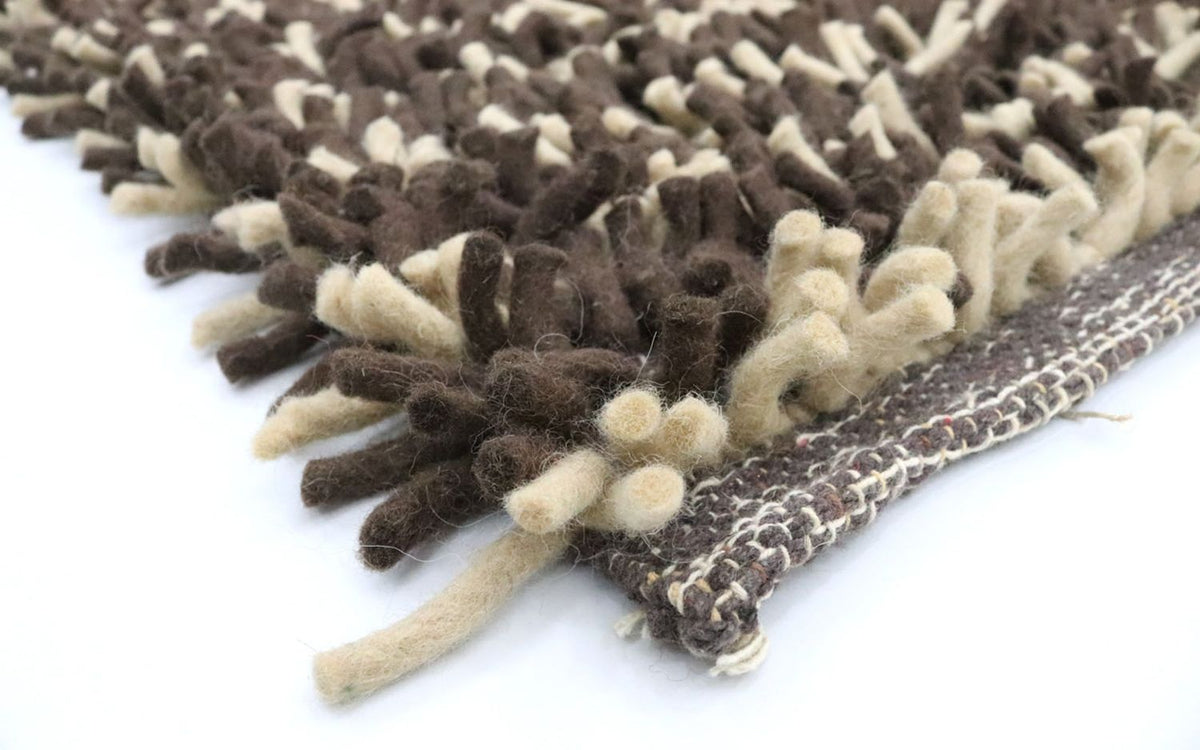 Hoogpolig tapijt - 198 x 129 cm - veelkleurig