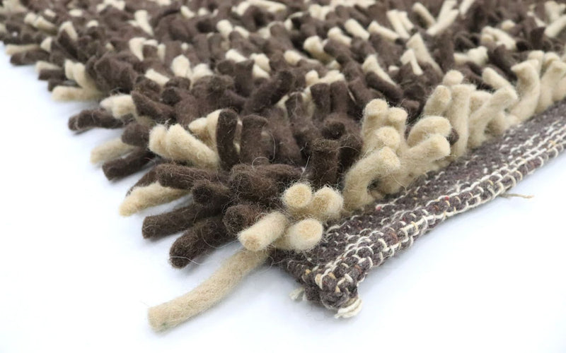 Hoogpolig tapijt - 198 x 129 cm - veelkleurig