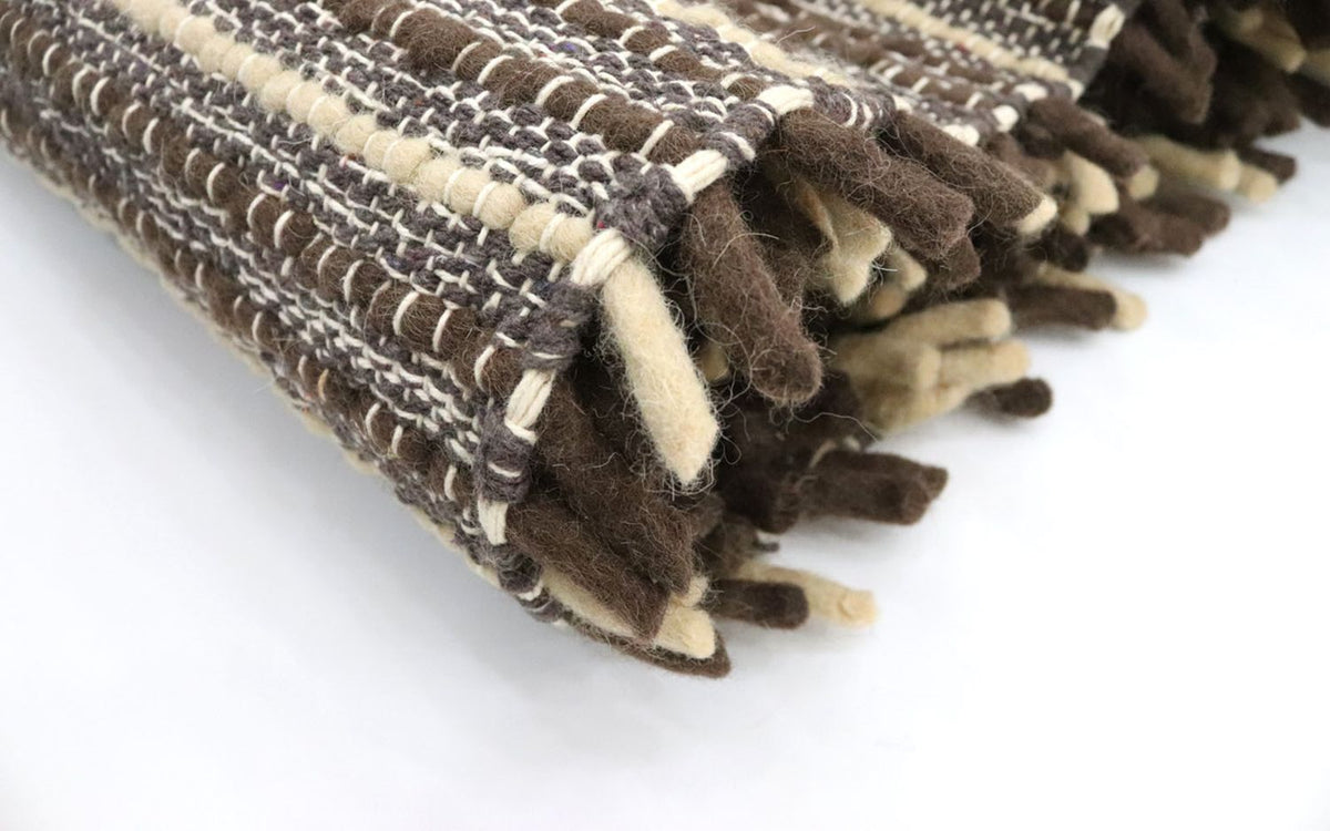 Hoogpolig tapijt - 198 x 129 cm - veelkleurig