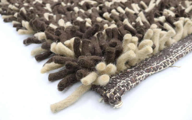 Hoogpolig tapijt - 198 x 129 cm - veelkleurig