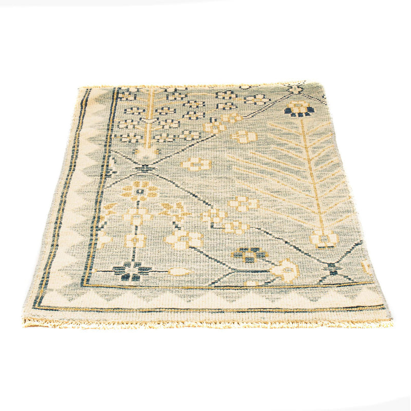 Ziegler tapijt - Modern - 92 x 62 cm - lichtblauw