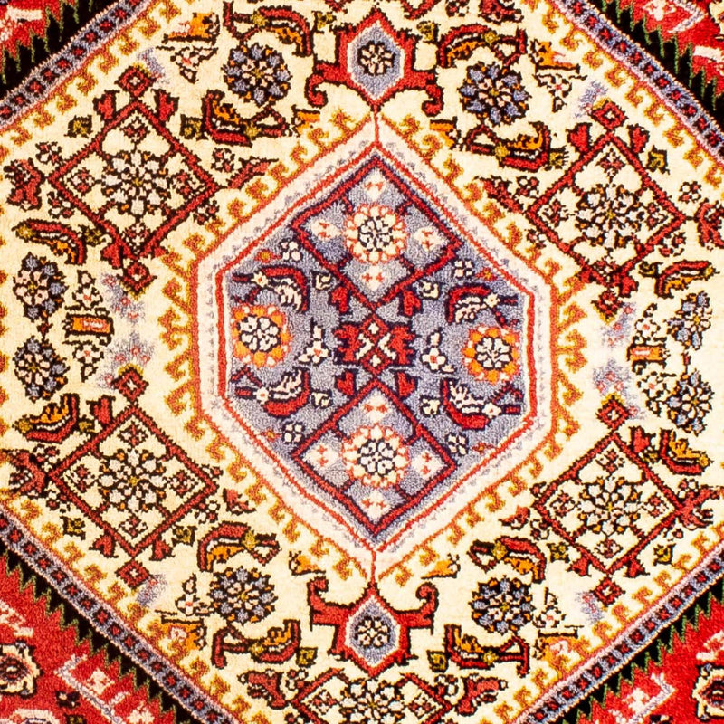 Perzisch tapijt - Bijar - Koninklijk vierkant  - 85 x 80 cm - rood