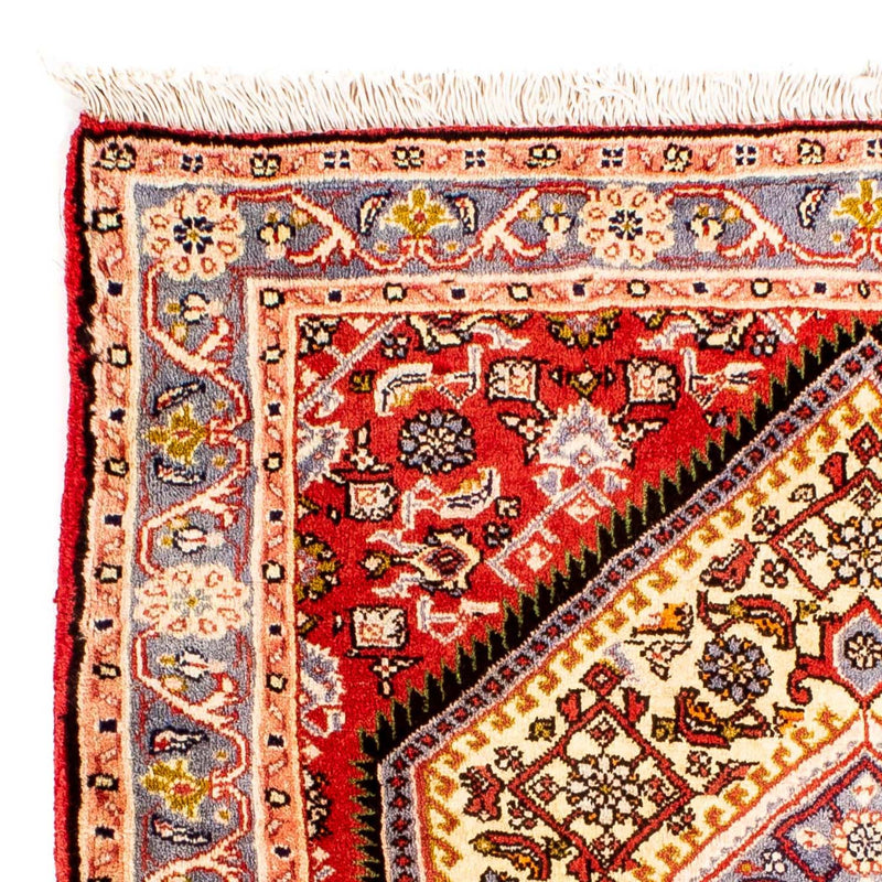 Perzisch tapijt - Bijar - Koninklijk vierkant  - 85 x 80 cm - rood