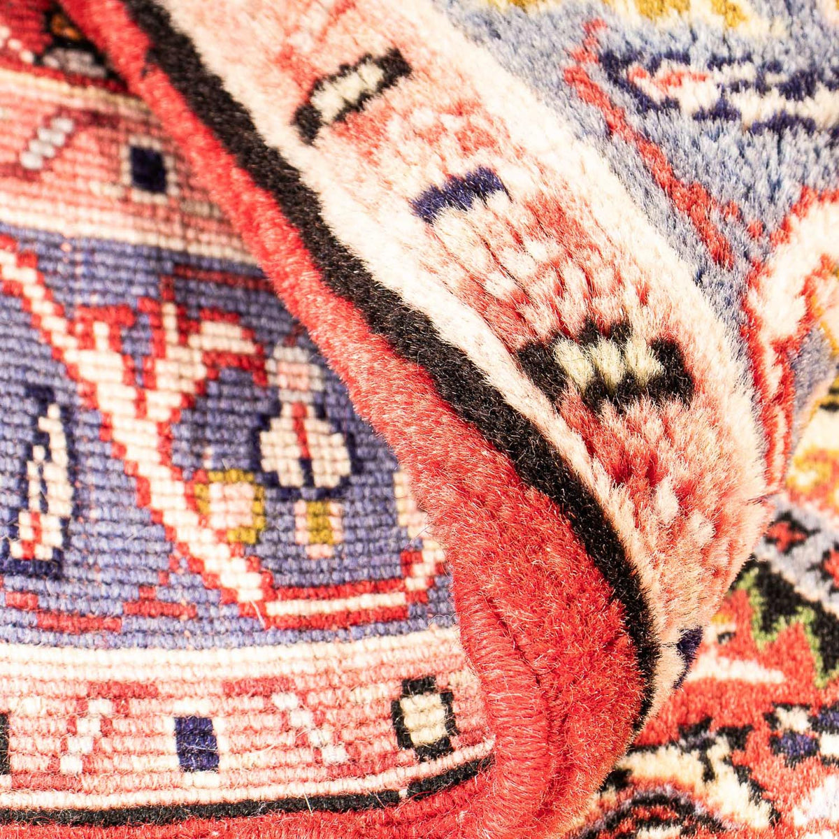 Perzisch tapijt - Bijar - Koninklijk vierkant  - 85 x 80 cm - rood