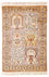 Zijden tapijt - Kashmir Silk - 98 x 60 cm - beige
