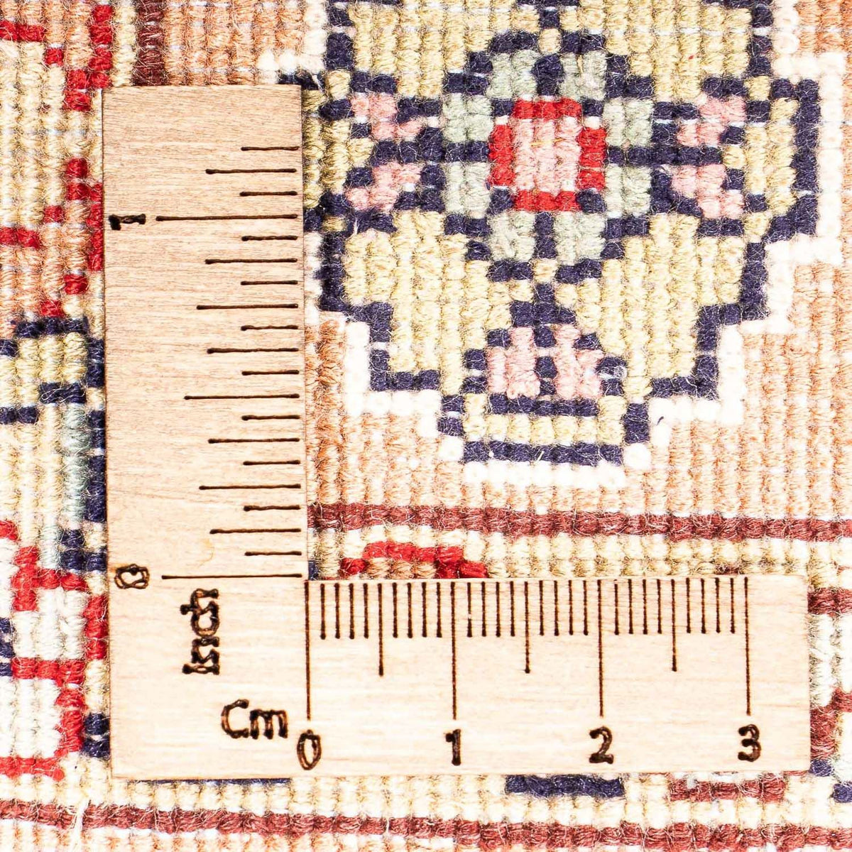 Zijden tapijt - Kashmir Silk - 98 x 60 cm - beige