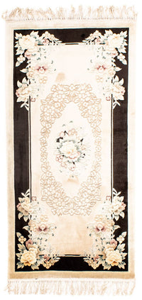 Zijden tapijt - China zijde - 138 x 69 cm - beige