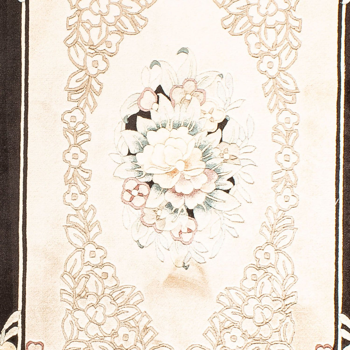 Zijden tapijt - China zijde - 138 x 69 cm - beige