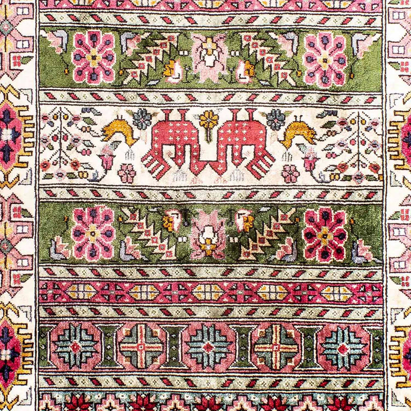 Loper Zijden tapijt - Kayseri - 156 x 76 cm - veelkleurig