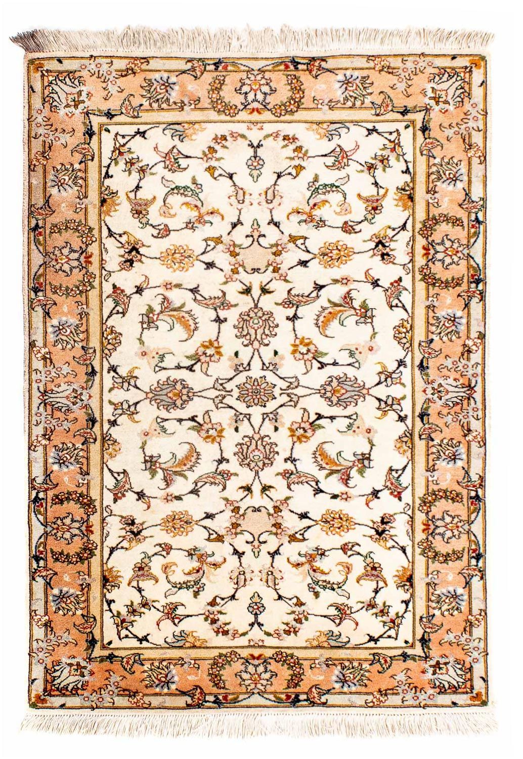 Perzisch tapijt - Tabriz - Royal - 114 x 76 cm - beige