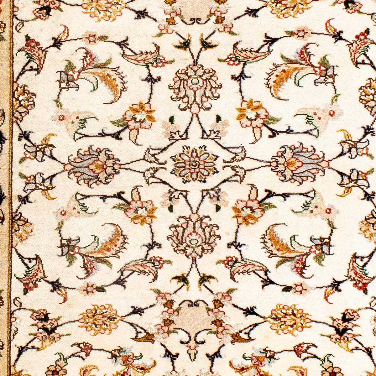 Perzisch tapijt - Tabriz - Royal - 114 x 76 cm - beige