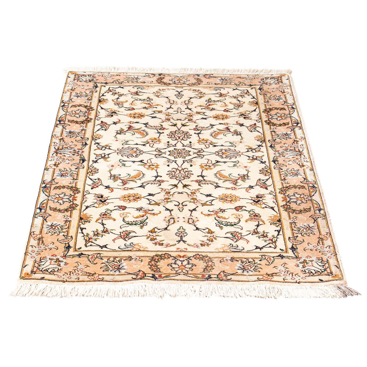 Perzisch tapijt - Tabriz - Royal - 114 x 76 cm - beige