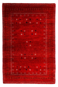 Gabbeh Tapijt - Loribaft Perzisch - 120 x 80 cm - donkerrood