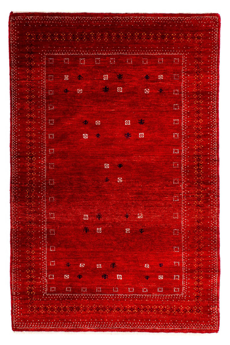 Gabbeh Tapijt - Loribaft Perzisch - 120 x 80 cm - donkerrood