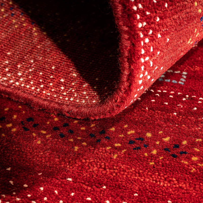 Gabbeh Tapijt - Loribaft Perzisch - 120 x 80 cm - donkerrood