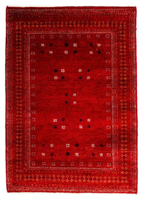 Gabbeh Tapijt - Loribaft Perzisch - 120 x 81 cm - donkerrood