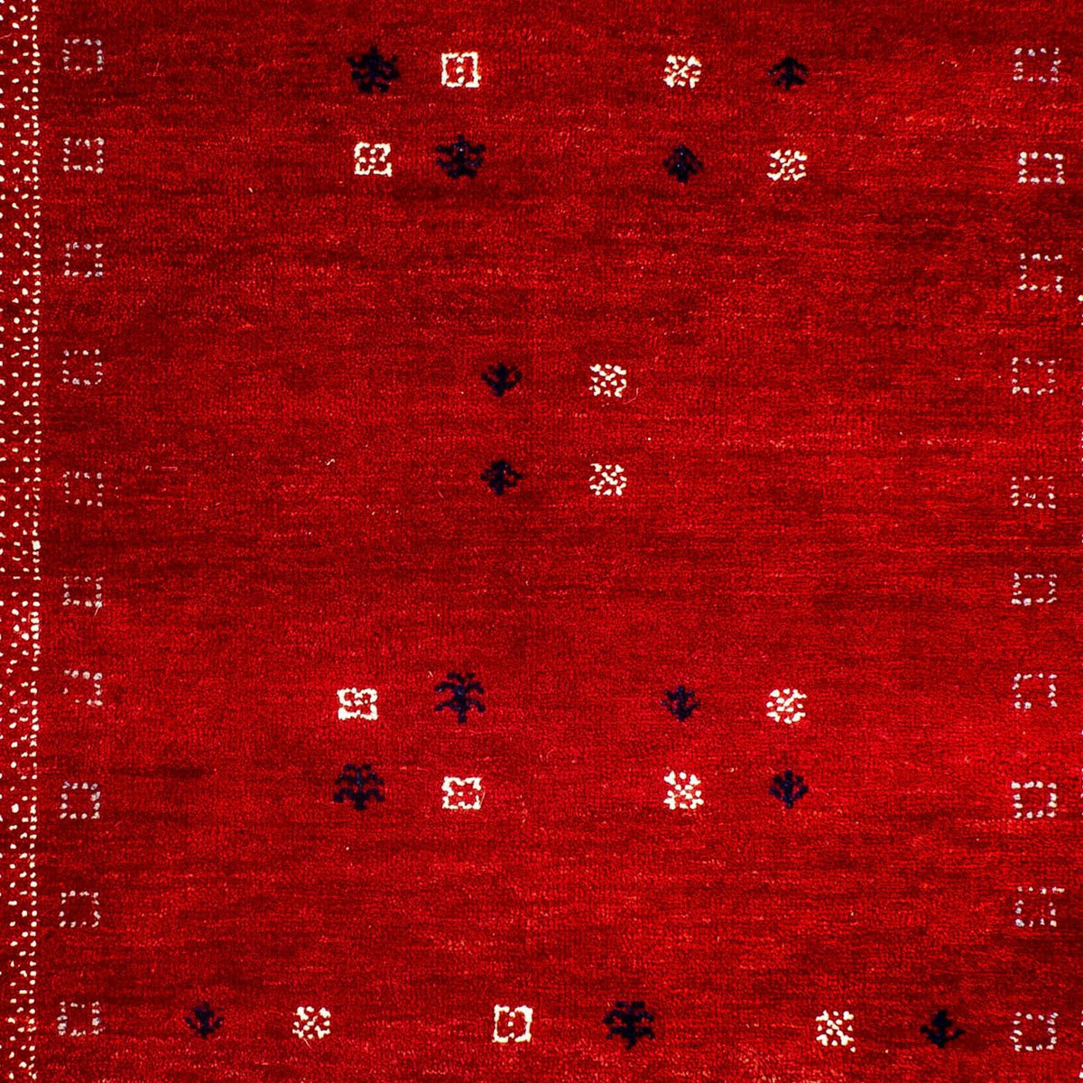 Gabbeh Tapijt - Loribaft Perzisch - 120 x 81 cm - donkerrood