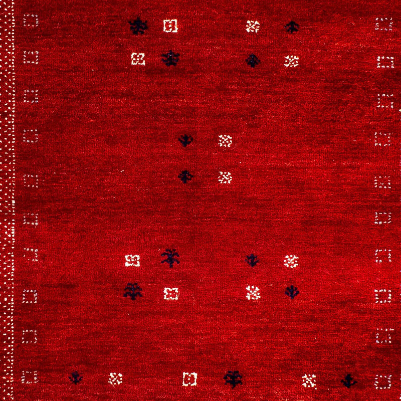Gabbeh Tapijt - Loribaft Perzisch - 120 x 81 cm - donkerrood