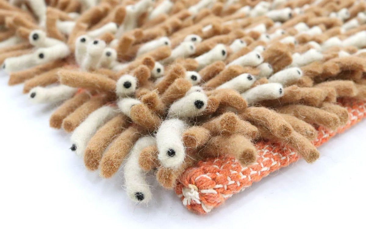 Loper Hoogpolig tapijt - 188 x 101 cm - veelkleurig