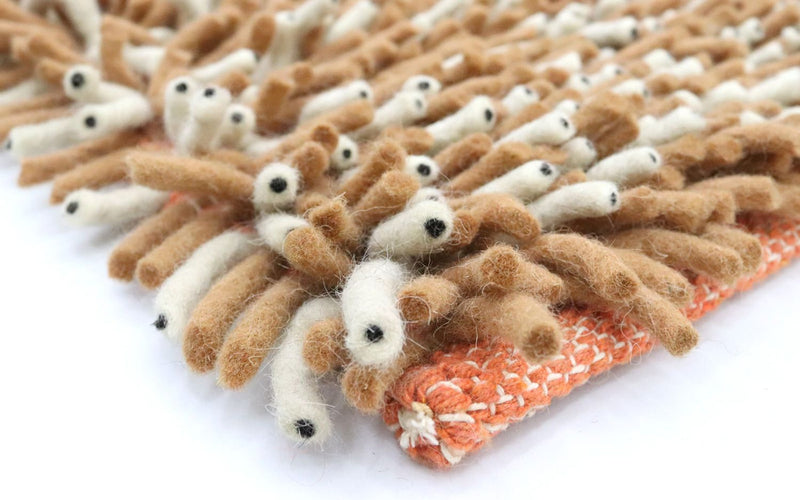 Loper Hoogpolig tapijt - 188 x 101 cm - veelkleurig