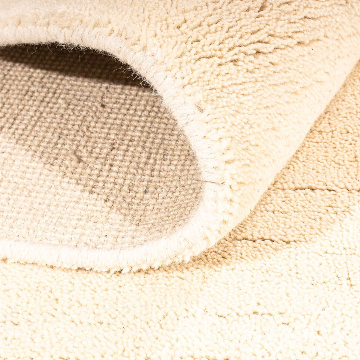 Gabbeh tapijt - Indus vierkant  - 170 x 170 cm - licht beige