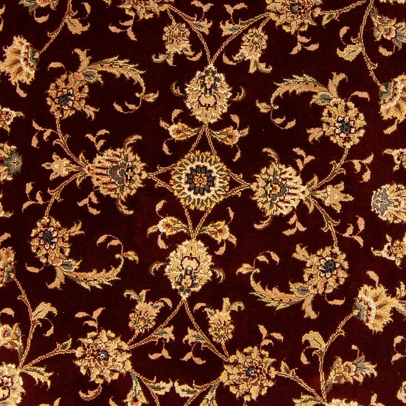 Perzisch tapijt - Tabriz - Royal rond  - 204 x 204 cm - donkerrood