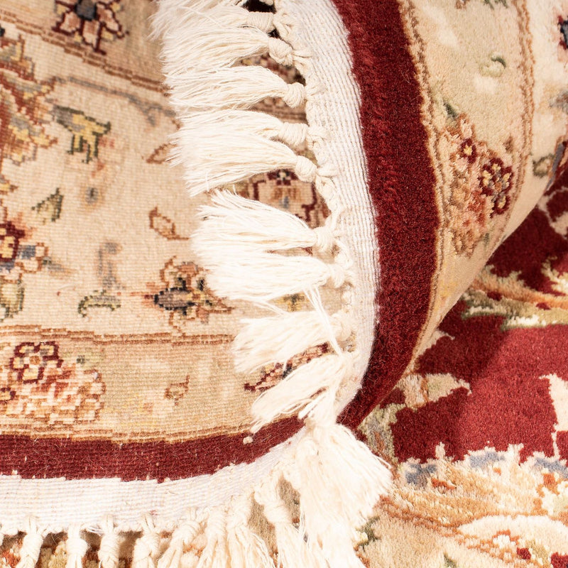 Perzisch tapijt - Tabriz - Royal rond  - 204 x 204 cm - donkerrood