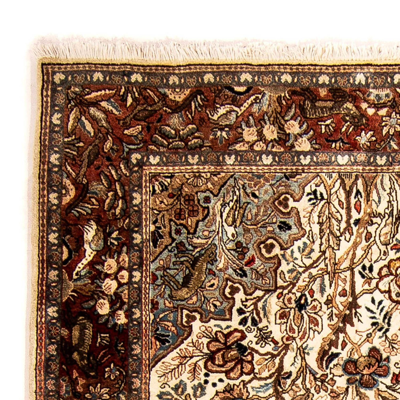 Indo Sarouk Tapijt 205x130cm - Oosters Tapijt