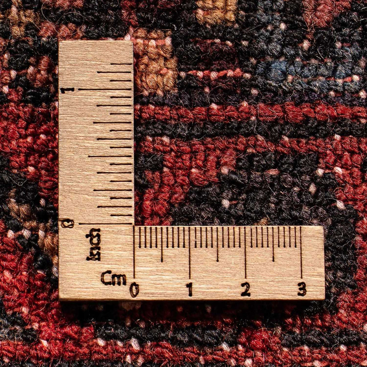 Perzisch Tapijt - Nomadisch vierkant  - 92 x 82 cm - donkerrood