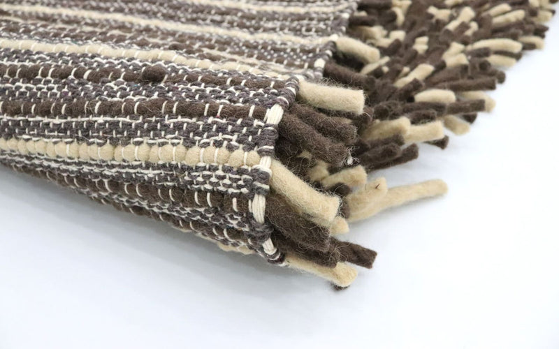 Hoogpolig tapijt - 200 x 124 cm - veelkleurig