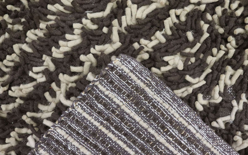 Hoogpolig tapijt - 200 x 124 cm - veelkleurig